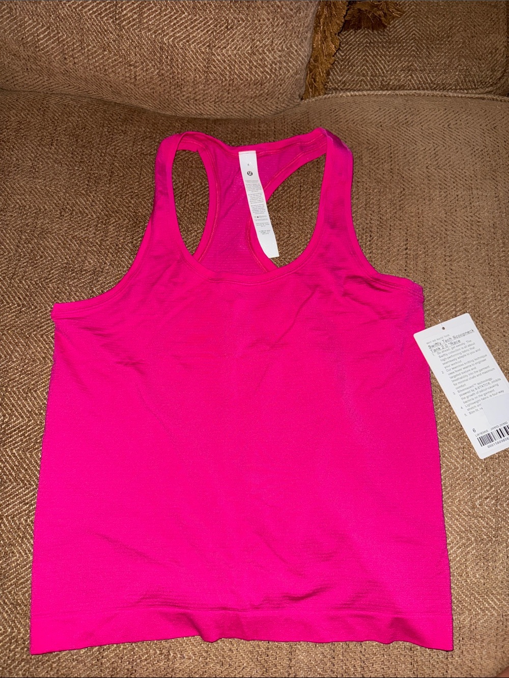 lululemon athletica Bright Pink Racerback Tank